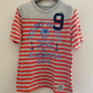 オシュコシュ(OshKosh)の美品！オシュコシュ　8歳　アップリケTシャツ(Tシャツ/カットソー)