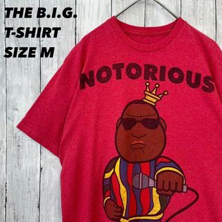 ミュージックティー(MUSIC TEE)のミュージックTシャツ古着　THE B.I.G. ビジープリントTシャツ　サイズM(Tシャツ/カットソー(半袖/袖なし))