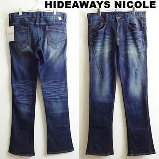 ニコル(NICOLE)の新品★　ハイダウェイニコル　ブーツカットデニム　W86cm　ストレッチ　濃藍(デニム/ジーンズ)