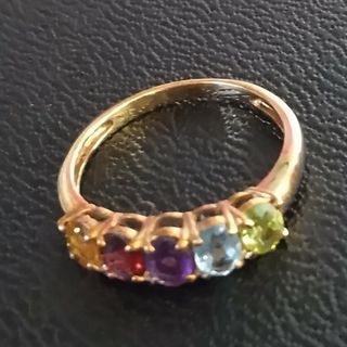 ジュエリーツツミ(JEWELRY TSUTSUMI)の値下げ品　新品未使用　ジュエリーツツミ　カラーストーン　リング(リング(指輪))