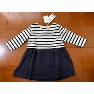 プチバトー(PETIT BATEAU)のプチバトー  マリニエール切替ワンピース(ワンピース)