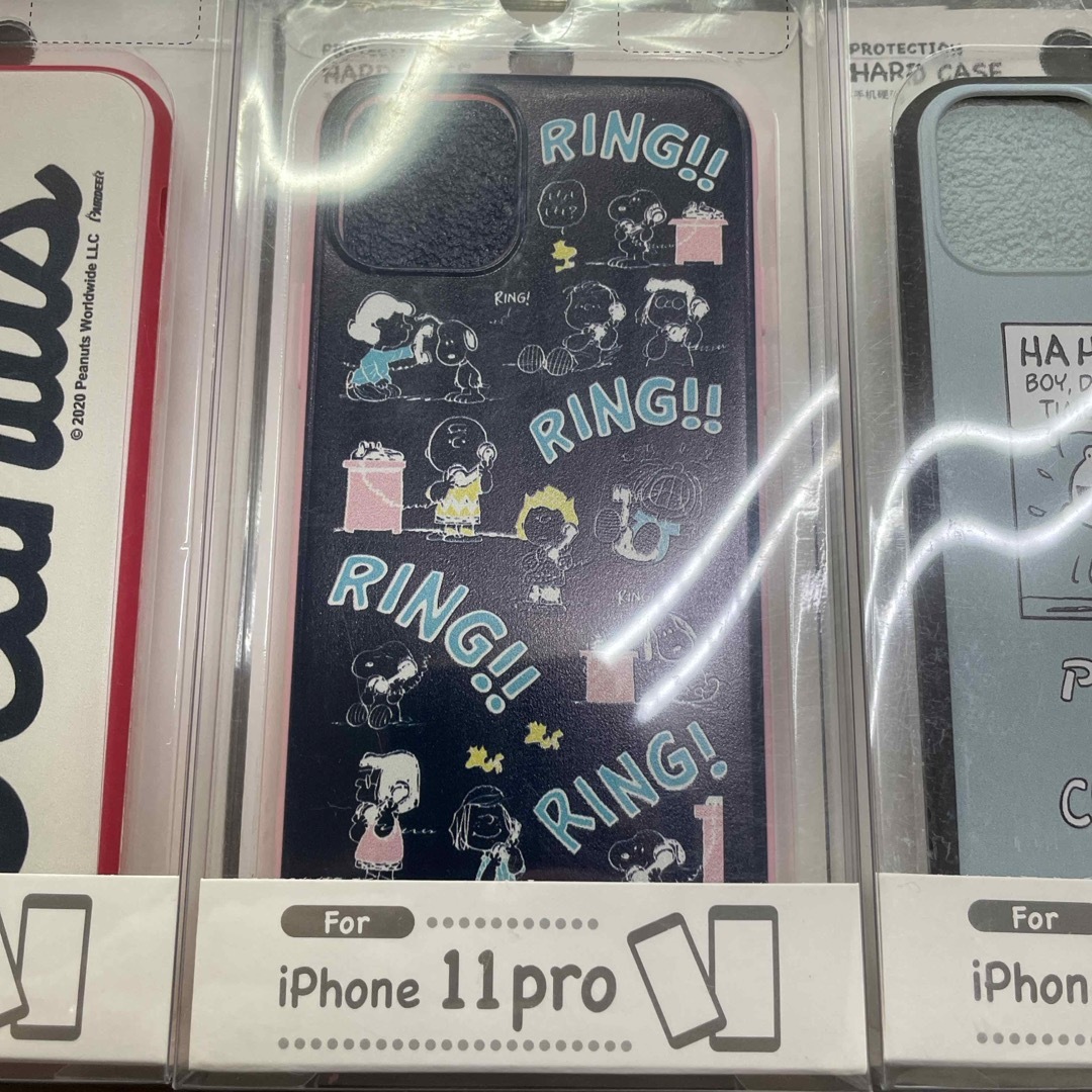 新品　iPhone11proケース スヌーピー　SNOOPY 3点セット！ スマホ/家電/カメラのスマホアクセサリー(iPhoneケース)の商品写真