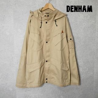 デンハム(DENHAM)の美品 DENHAM ダブルジップ ミリタリージャケット マウンテンパーカー XL(マウンテンパーカー)