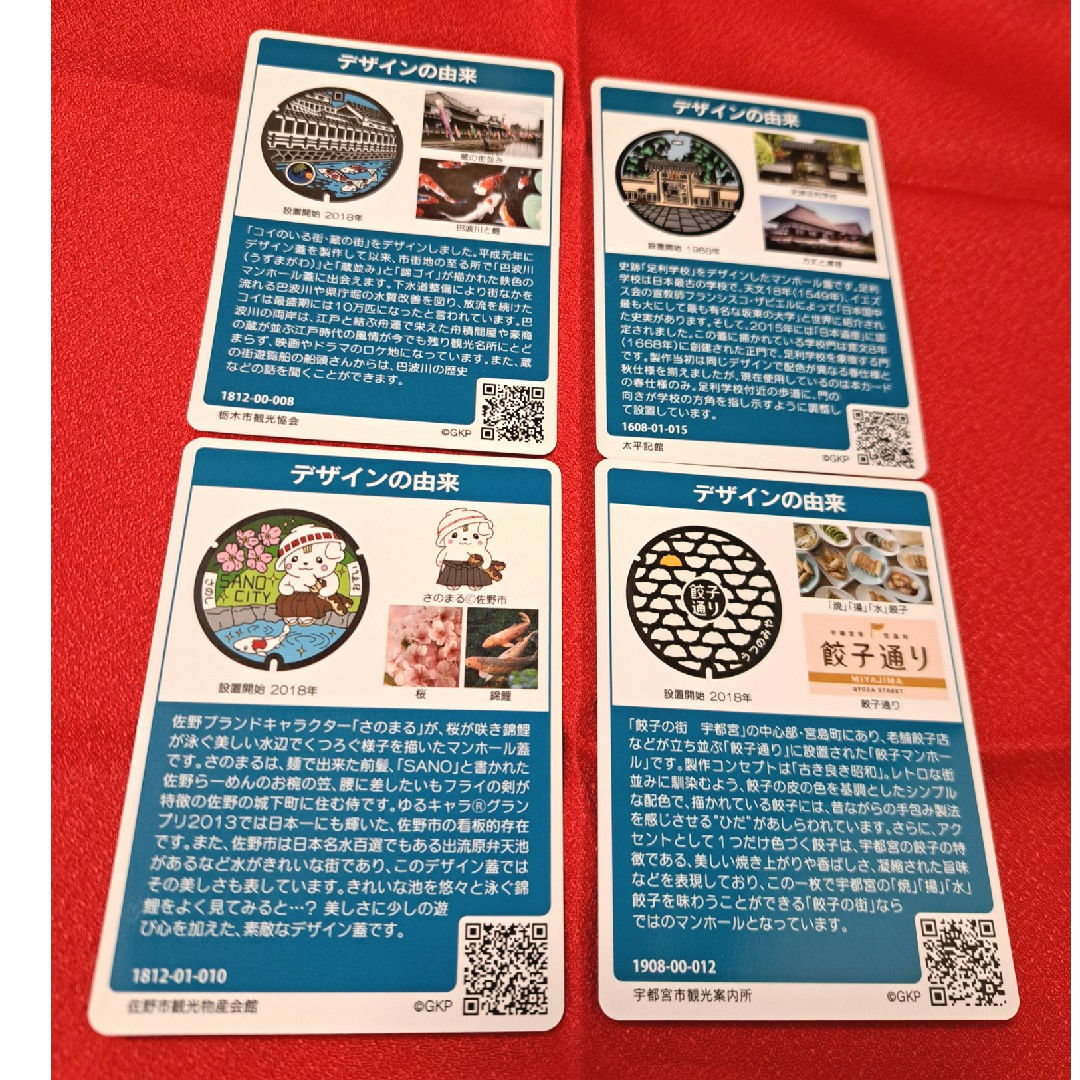 マンホールカード　栃木県 エンタメ/ホビーのコレクション(印刷物)の商品写真