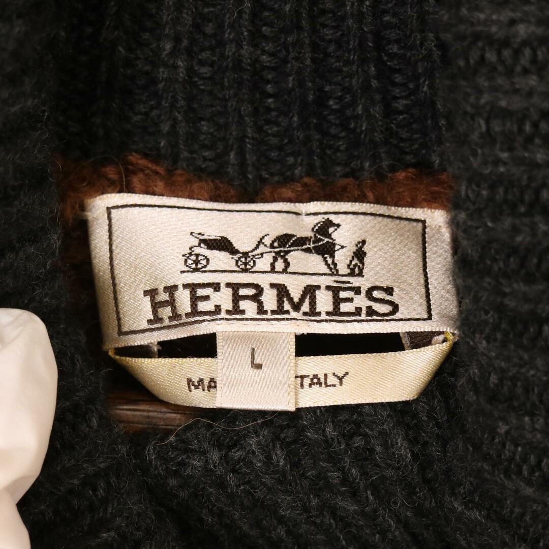 Hermes(エルメス)のエルメス バイカラー カシミヤ混タートルネックセーター L メンズのトップス(その他)の商品写真