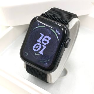 アップルウォッチ(Apple Watch)のapple watch 本体 se アップルウォッチ ナイキ 黒 40mm(その他)