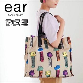 【送料無料】ear PAPILLONNER×PEZ ビッグキャンバストートバッグ