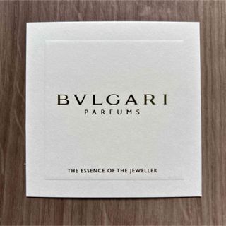 ブルガリ(BVLGARI)のブルガリ BVLGARI テスターカード ムエット かわいい おしゃれ(香水(女性用))