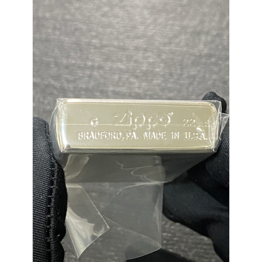 zippo シルバー ファイヤ 前面刻印 希少モデル 2022年製 メンズのメンズ その他(その他)の商品写真