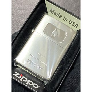 zippo シルバー ファイヤ 前面刻印 希少モデル 2022年製(その他)