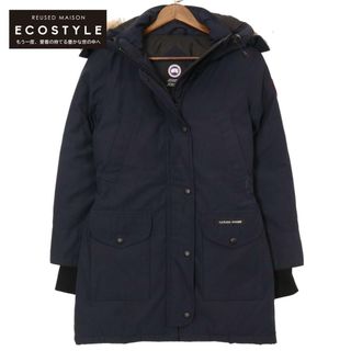 カナダグース(CANADA GOOSE)のカナダグース 6660LA ネイビー トリリウムパーカ ファー フード ダウンコート XS(その他)