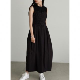 ジルスチュアート(JILLSTUART)のJILL STUART ブラック ワンピース 未使用(ロングワンピース/マキシワンピース)