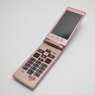 キョウセラ(京セラ)の超美品 au KYF36 かんたんケータイ ピンク 白ロム M444(携帯電話本体)
