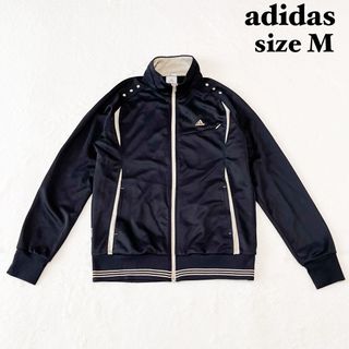 adidas - 【美品】アディダス　ジャージ上　ブラック　クライマ365 レディースM ブルゾン