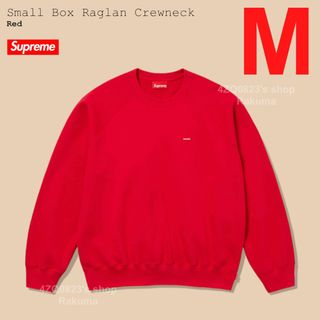 Supreme - 希少 Supreme Small Box Raglan Crewneck M