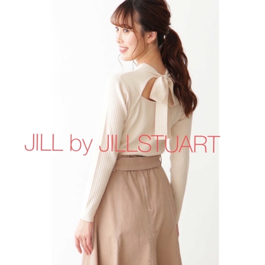 JILL by JILLSTUART(ジルバイジルスチュアート)の週末限定価格！美品！JILL by JILLSTUART リボンニットトップス　 レディースのトップス(ニット/セーター)の商品写真