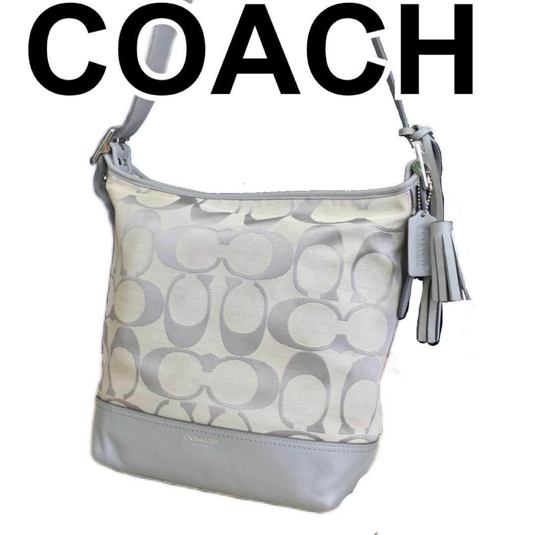 COACH(コーチ)のCOACH　コーチ　ショルダーバッグ　グレー レディースのバッグ(ショルダーバッグ)の商品写真