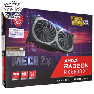 エムエスアイ(msi)のMSI製グラボ　Radeon RX 6600 XT MECH 2X 8G OC　PCIExp 8GB(PCパーツ)