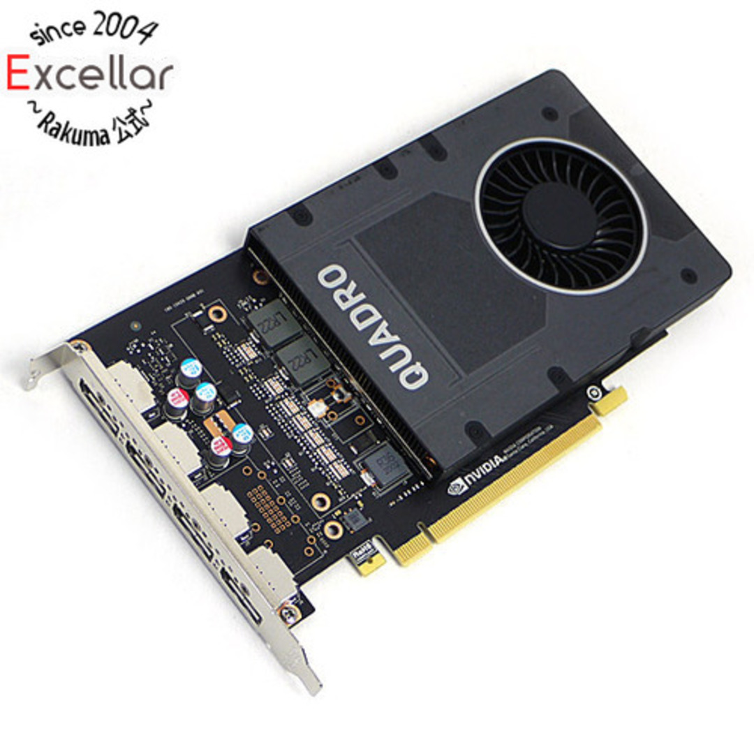 NVIDIA(エヌビディア)のグラフィックボード　NVIDIA Quadro P2200　PCIExp 5GB スマホ/家電/カメラのPC/タブレット(PCパーツ)の商品写真