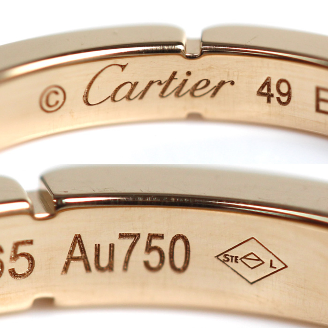 Cartier(カルティエ)のCARTIER カルティエ K18PG ピンクゴールド マイヨンパンテール 4PD リング・指輪 B4080549 ダイヤモンド 9号 49 3.7g レディース【中古】【美品】 レディースのアクセサリー(リング(指輪))の商品写真