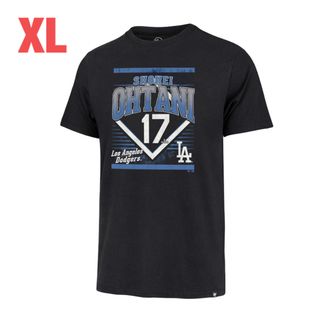 メジャーリーグベースボール(MLB)のMLB 大谷翔平 ドジャース フランクリン Tシャツ XLサイズ ブラック(Tシャツ/カットソー(半袖/袖なし))