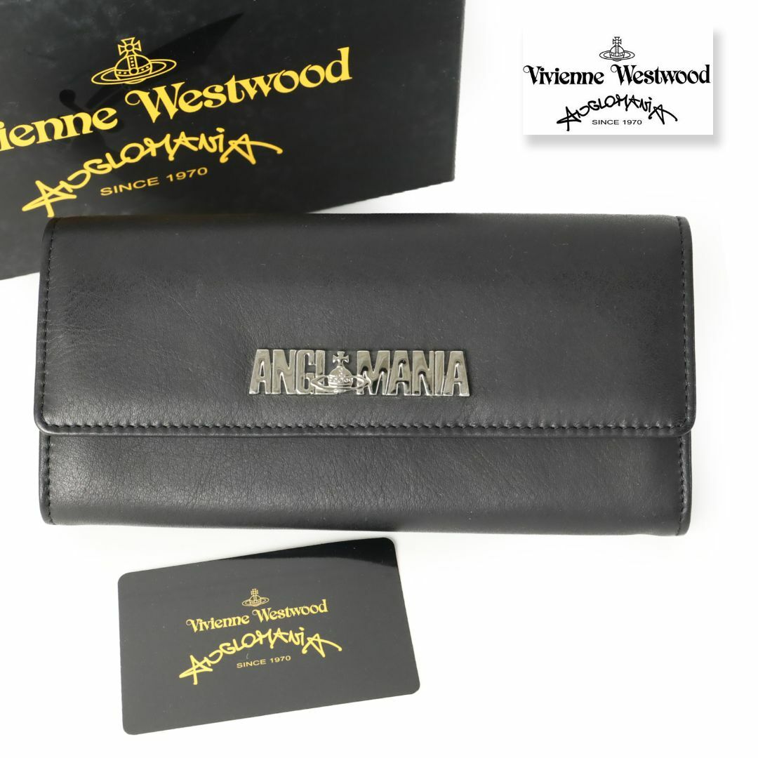 Vivienne Westwood(ヴィヴィアンウエストウッド)の626a 新品 ヴィヴィアンウエストウッド　アングロマニア ソニア かぶせ長財布 レディースのファッション小物(財布)の商品写真