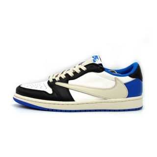 ナイキ(NIKE)のナイキ NIKE × トラヴィス スコット Travis Scott × フラグメント Fragment ■ 【 AIR JORDAN 1 LOW OG Military Blue DM7866 140 】 エア ジョーダン 1 ロー スニーカー h0355(スニーカー)