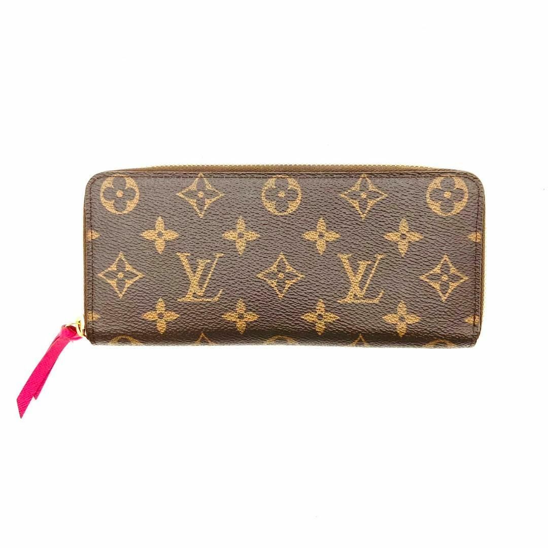 LOUIS VUITTON(ルイヴィトン)の【極美品】ルイヴィトン ポルトフォイユ クレマンス フューシャ  長財布 レディースのファッション小物(財布)の商品写真