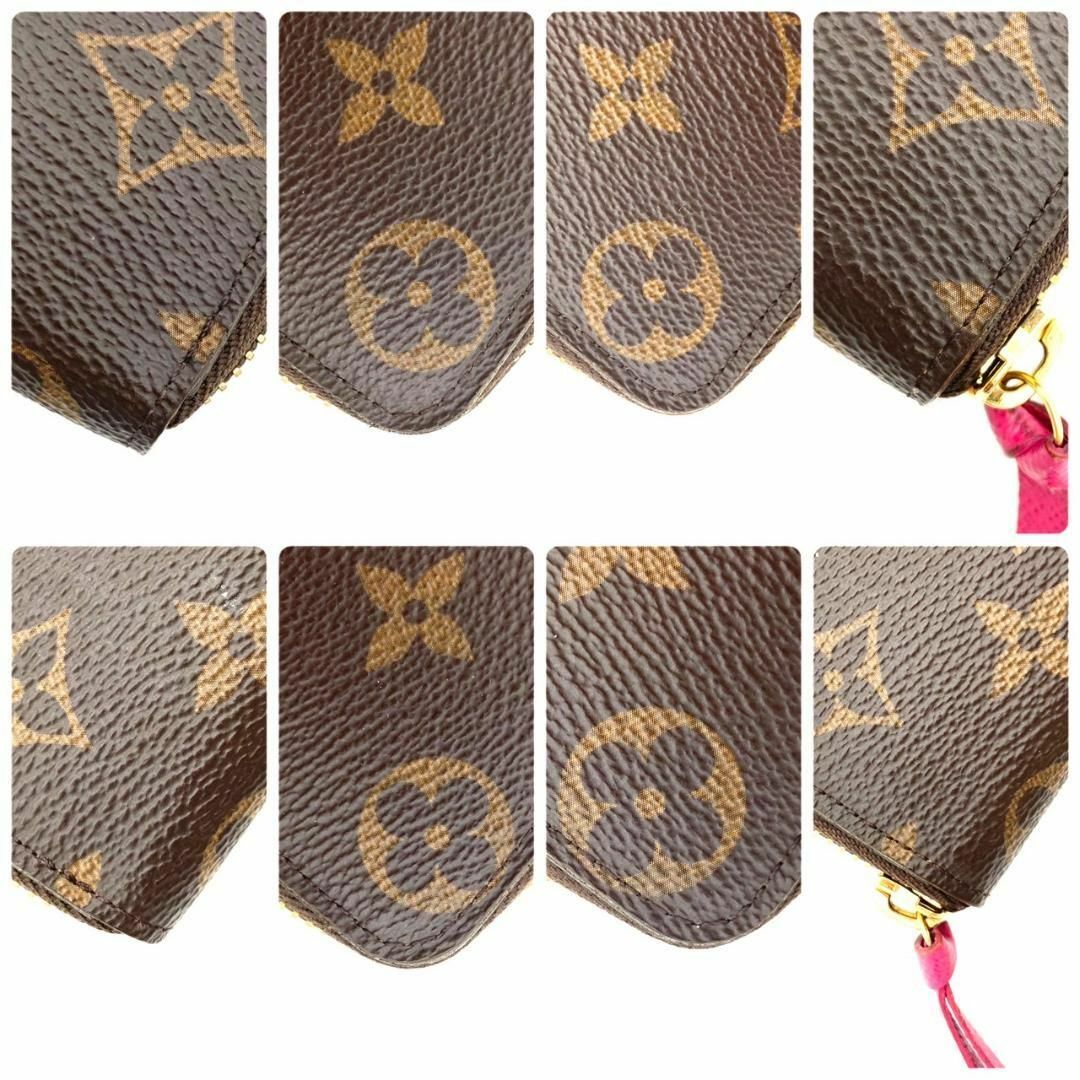 LOUIS VUITTON(ルイヴィトン)の【極美品】ルイヴィトン ポルトフォイユ クレマンス フューシャ  長財布 レディースのファッション小物(財布)の商品写真