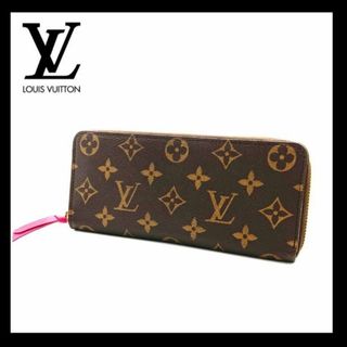 ルイヴィトン(LOUIS VUITTON)の【極美品】ルイヴィトン ポルトフォイユ クレマンス フューシャ  長財布(財布)