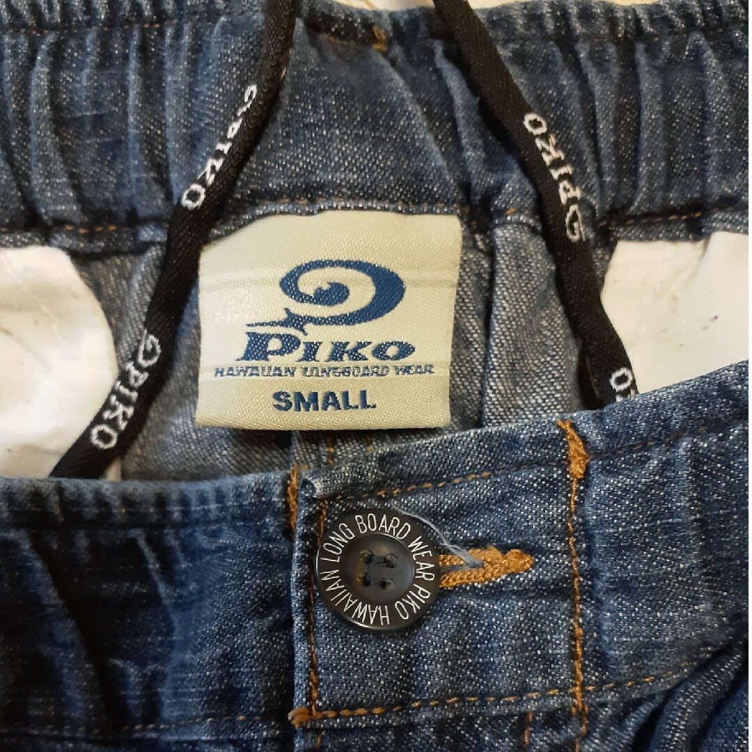 PIKO(ピコ)のold surf PIKO　ピコ　デニムカーゴ 　ハーフデニム　ブルー メンズのパンツ(デニム/ジーンズ)の商品写真