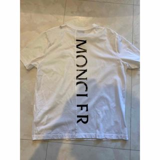 モンクレール(MONCLER)のサイズL】モンクレール   MONCLER 半袖Tシャツ ホワイト(Tシャツ/カットソー(半袖/袖なし))