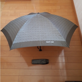 メンズ　折り畳み傘　カーキ色(傘)