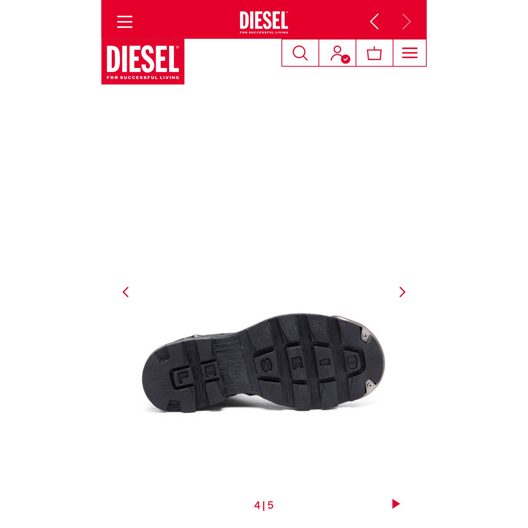 DIESEL(ディーゼル)のDIESEL ブーツ新品未使用(定価82,500円) コメント歓迎 メンズの靴/シューズ(ブーツ)の商品写真