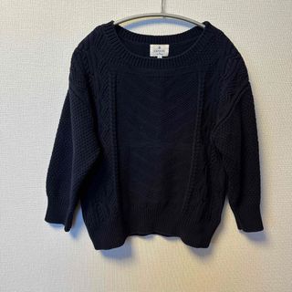 ランバン(LANVIN)のLANVIN ランバン　ネイビートップス　サイズ38(ニット/セーター)