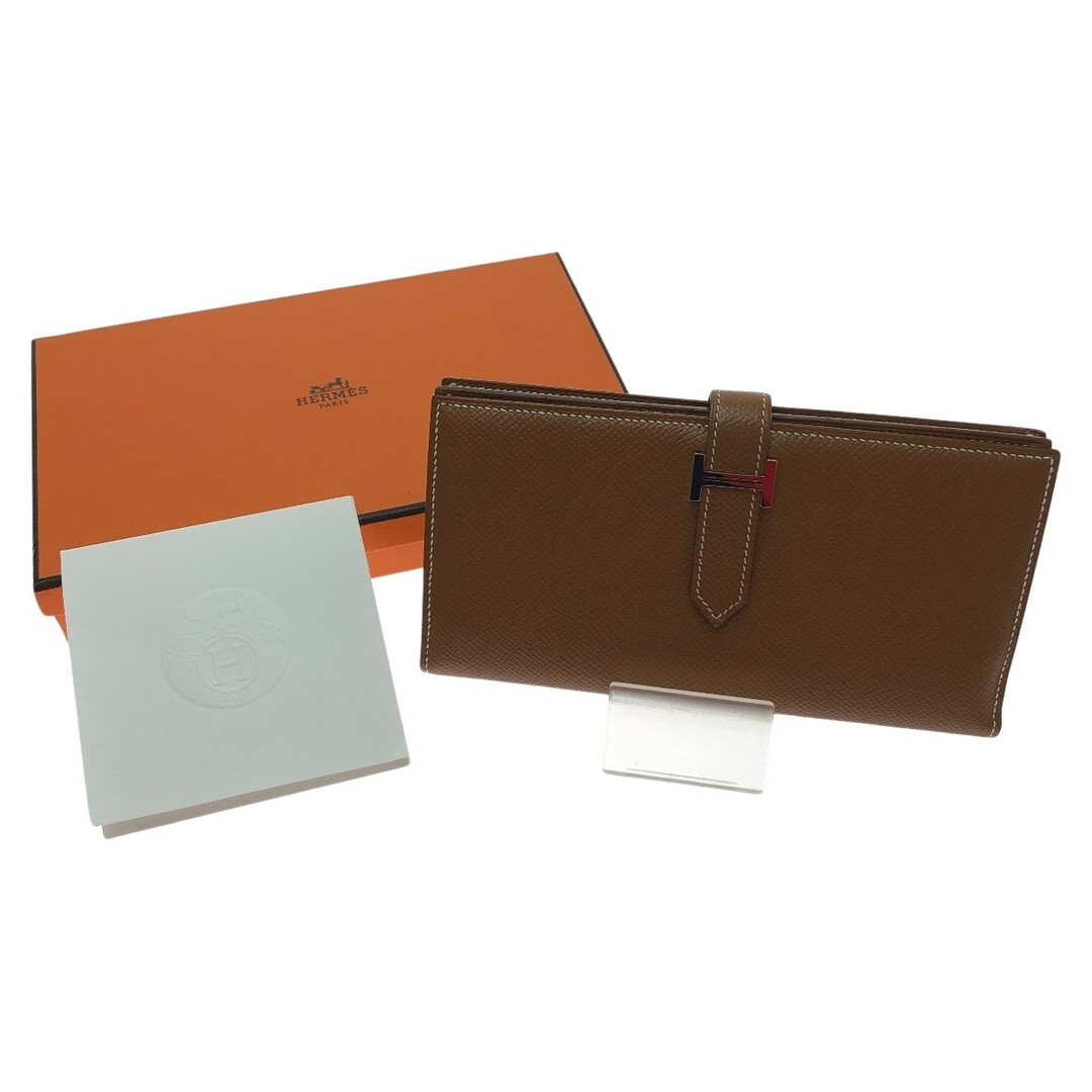 □□HERMES エルメス 長財布 ベアンスフレ ブラウン □□HERMES エルメス 長財布 ベアンスフレ ブラウン