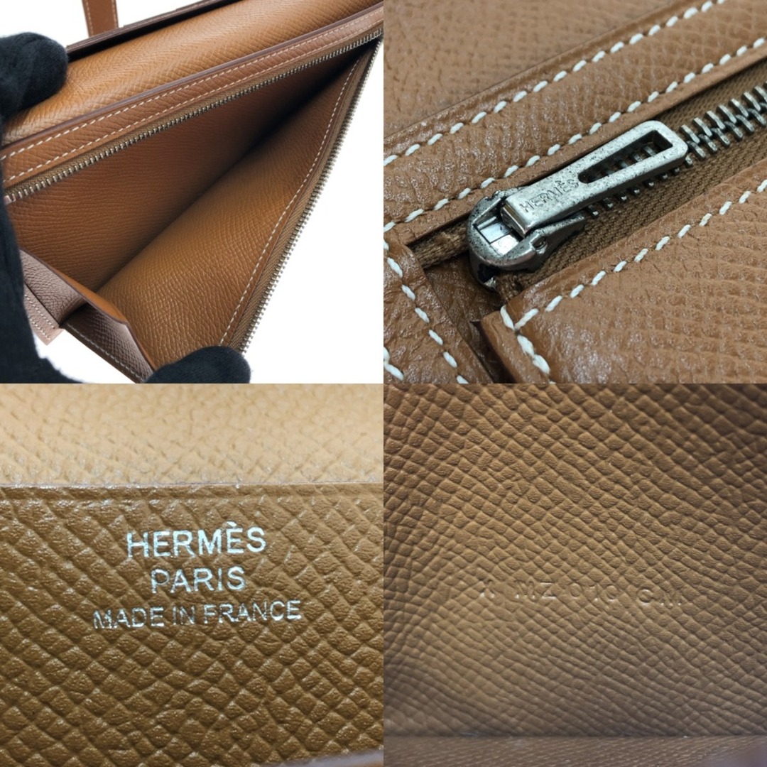 □□HERMES エルメス 長財布 ベアンスフレ ブラウン □□HERMES エルメス 長財布 ベアンスフレ ブラウン