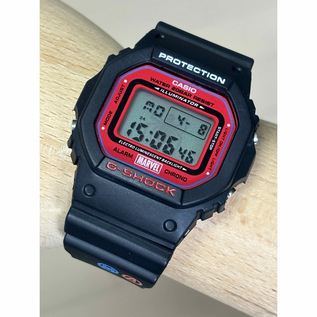 G-SHOCK(ジーショック)のコラボ/G-SHOCK/スパイダーマン/DW-5600/スピード/MARVEL メンズの時計(腕時計(デジタル))の商品写真