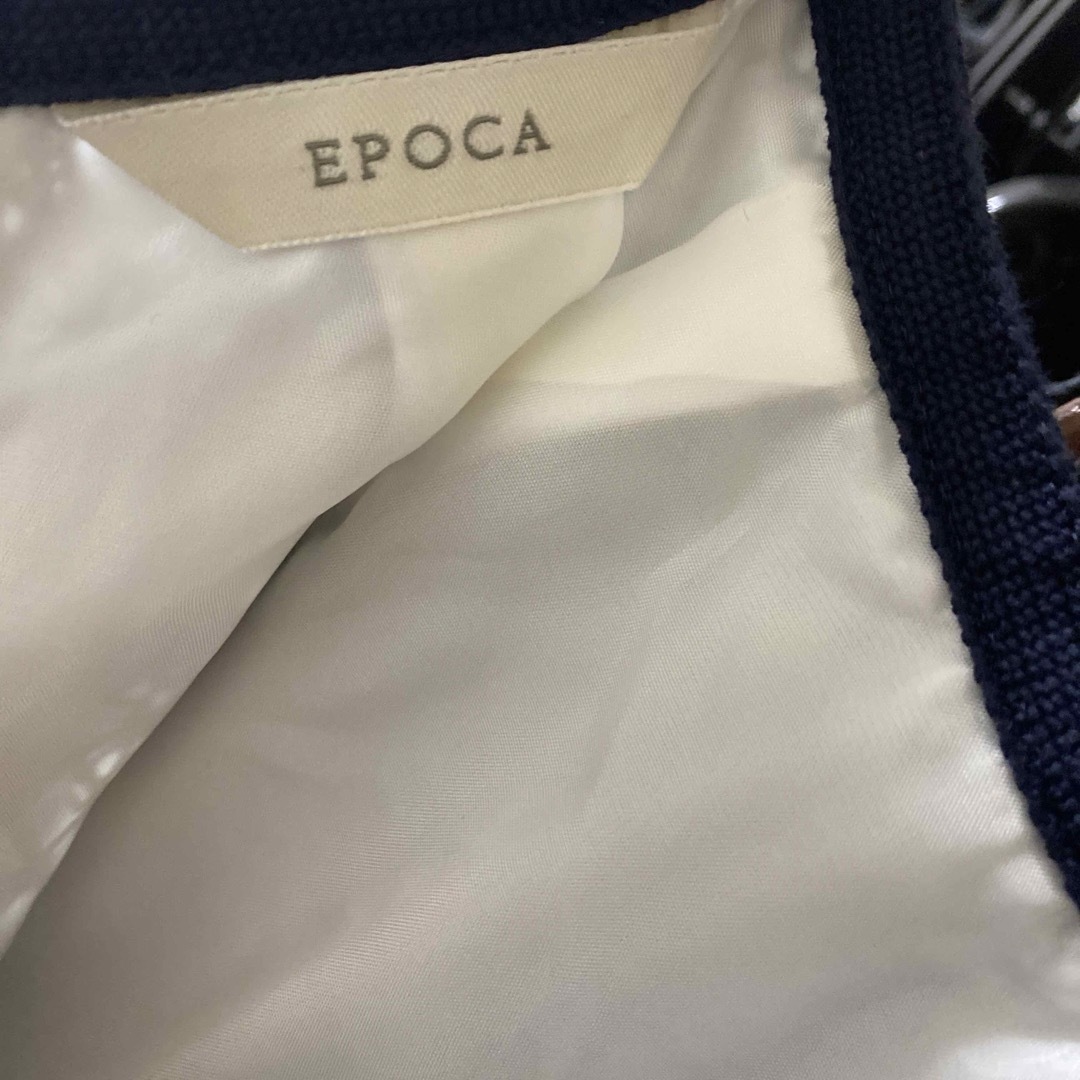 EPOCA(エポカ)の新品タグ付き　エポカ　レーススカート　サイズ/38  カラー/ネイビー ホワイト レディースのスカート(ひざ丈スカート)の商品写真