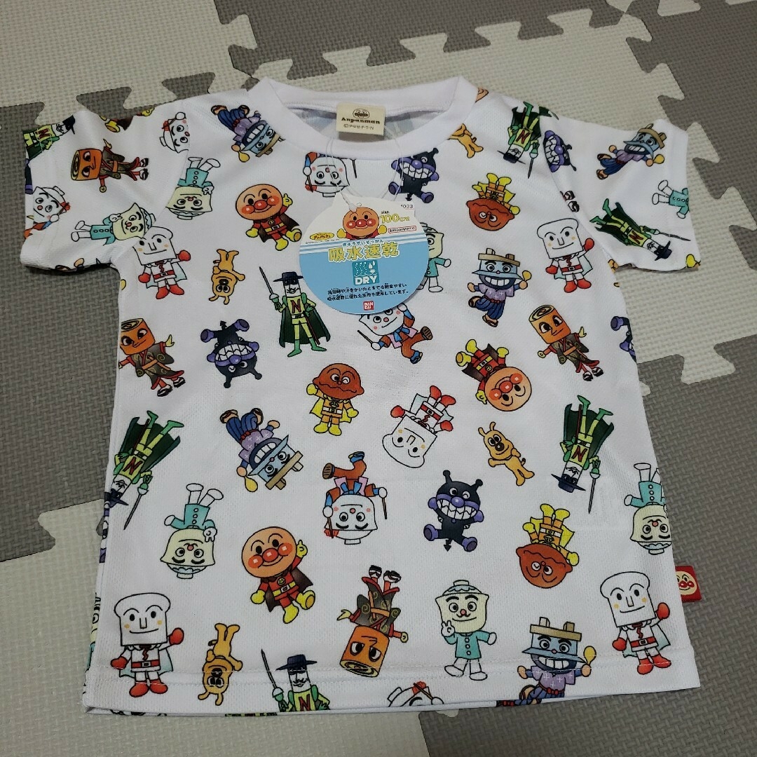 アンパンマン(アンパンマン)のしまむら アンパンマン Tシャツ 100　新品 キッズ/ベビー/マタニティのキッズ服男の子用(90cm~)(Tシャツ/カットソー)の商品写真