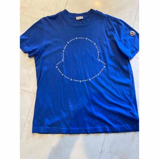 モンクレール(MONCLER)のサイズXL】モンクレール   MONCLER 半袖Tシャツ ブルー(Tシャツ/カットソー(半袖/袖なし))