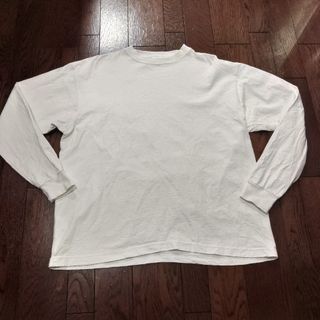 キャンバー(CAMBER)のCAMBER ロンT　長袖　XL　白　MADE IN USA(Tシャツ/カットソー(七分/長袖))