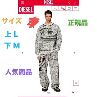 DIESEL - DIESEL スウェット上下セット(定価158,400円)