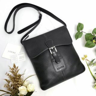 ロエベ(LOEWE)の★クリーニング済み★ロエベ  ショルダーバッグ 黒 ヴィンテージ(ショルダーバッグ)