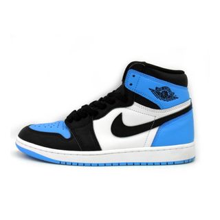 ナイキ(NIKE)のナイキ NIKE ■ 【 AIR JORDAN 1 RETRO HIGH OG University Blue UNC Toe DZ5485 400 】 エア ジョーダン 1 レトロ ユニバーシティ ブルー ノースカロライナ スニーカー h0379(スニーカー)