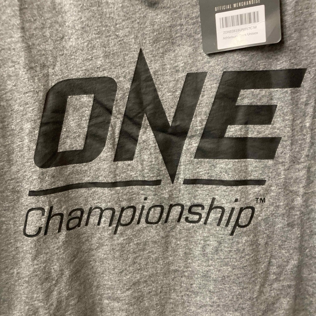 【新品未使用！】ONE championship Tシャツ　レアカラー　M スポーツ/アウトドアのスポーツ/アウトドア その他(格闘技/プロレス)の商品写真