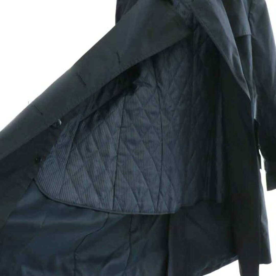 INDIVI(インディヴィ)のインディヴィ トレンチコート スプリングコート ダブル ロング 40 M 紺 レディースのジャケット/アウター(トレンチコート)の商品写真