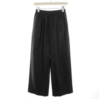 ユナイテッドアローズ(UNITED ARROWS)のユナイテッドアローズ フェイクレザーPANTS ワイドパンツ 36 S 黒(その他)