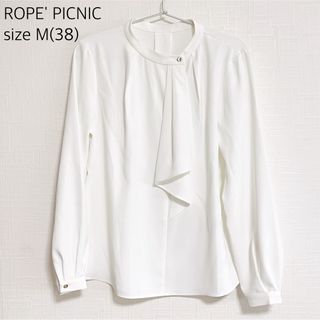 Rope' Picnic - 【Mサイズ 38】ROPE' PICNIC ボウタイ風ブラウス ホワイト