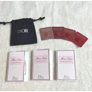 クリスチャンディオール(Christian Dior)のMissDior ミスディオールサンプル1ml×3+ROUGEサンプル4点セット(サンプル/トライアルキット)